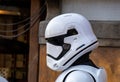 A Storm Trooper in Star Wars: GalaxyÃ¢â¬â¢s Edge Attraction in Disneyland Royalty Free Stock Photo